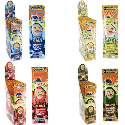 HITS BLUNT PREMIUM HEMP WRAPS 2CT/25PK   